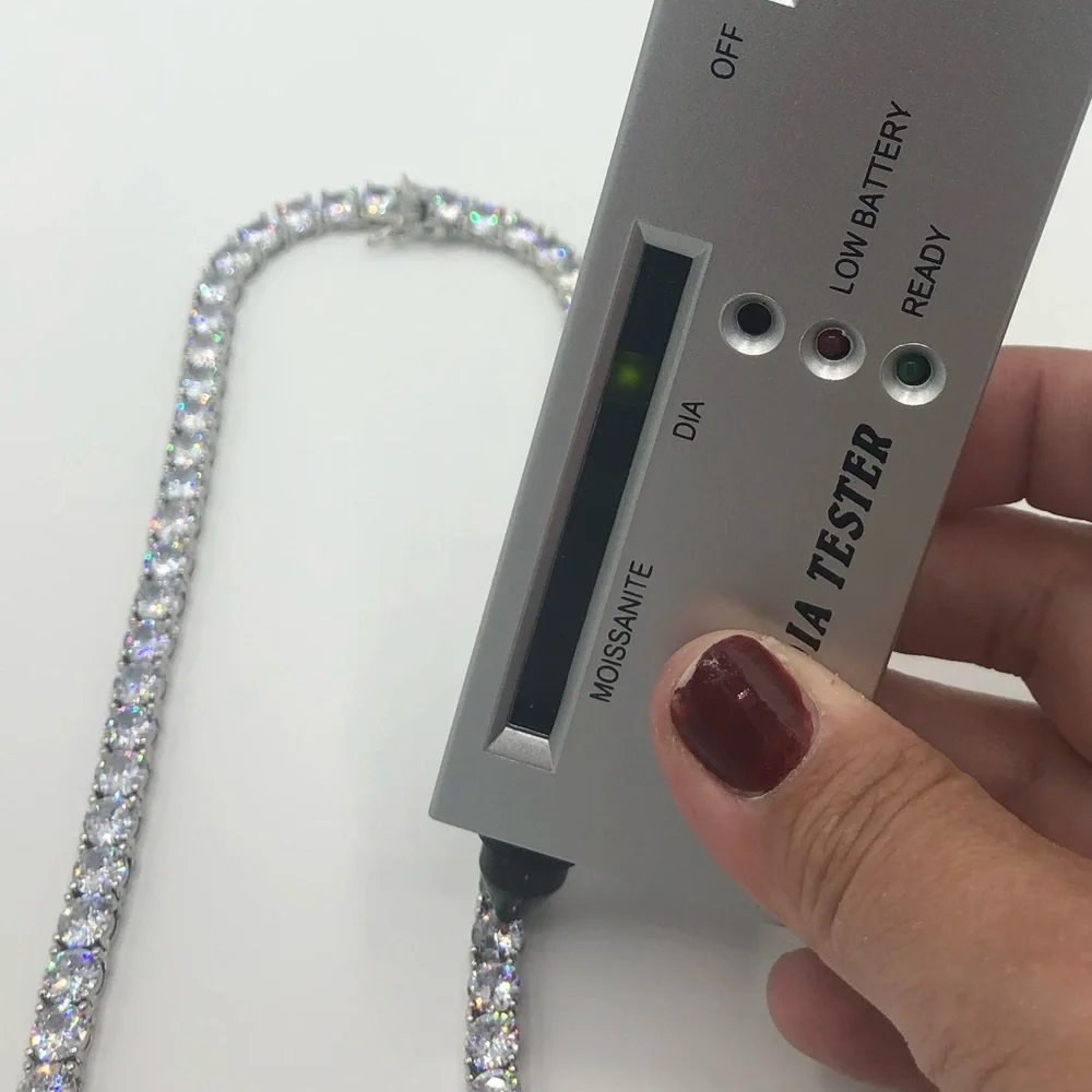 Platinum 75ct Tennis Necklace - Picture 12 of 17